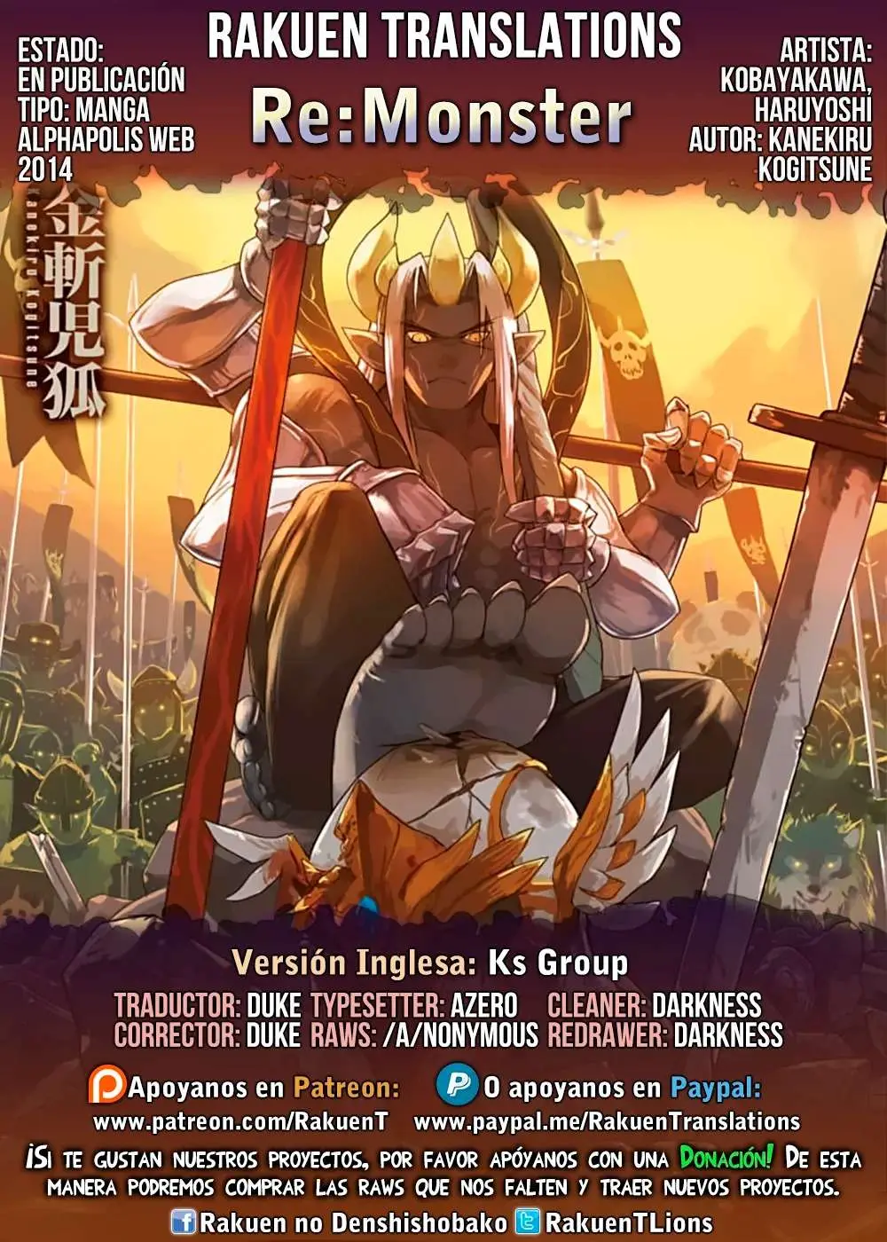 Re:Monster - Capítulo 104 - Página 1 - LectorTMOo