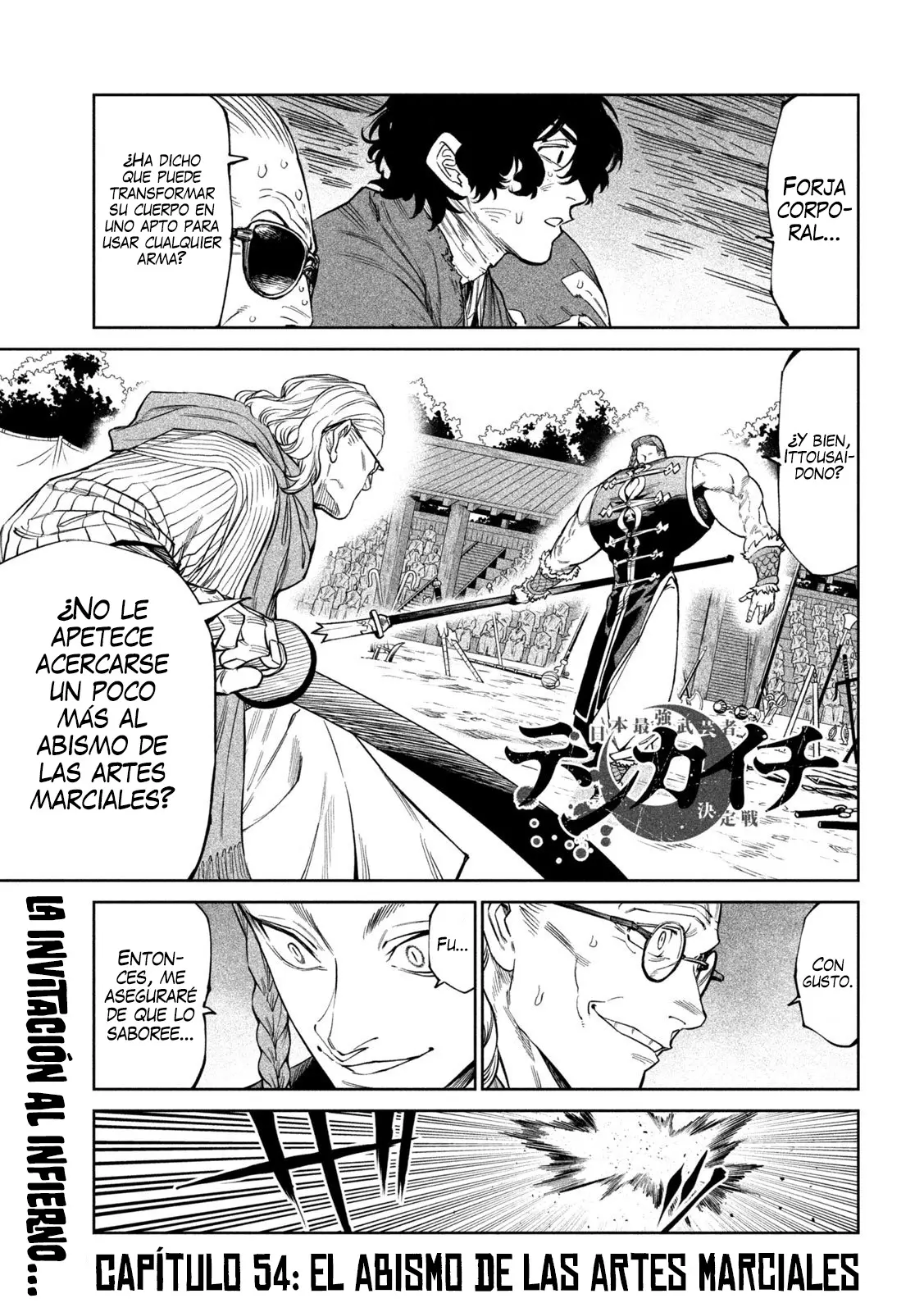 Tenkaichi: Nihon Saikyou Bugeisha Ketteisen - Capítulo 54 - Página 4 - LectorTMOo