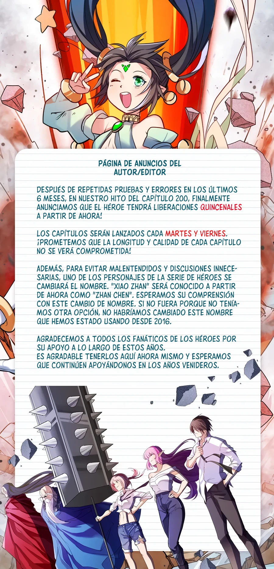 ¿Héroe? Lo deje hace mucho tiempo - Capítulo 201 - Página 13 - LectorTMOo
