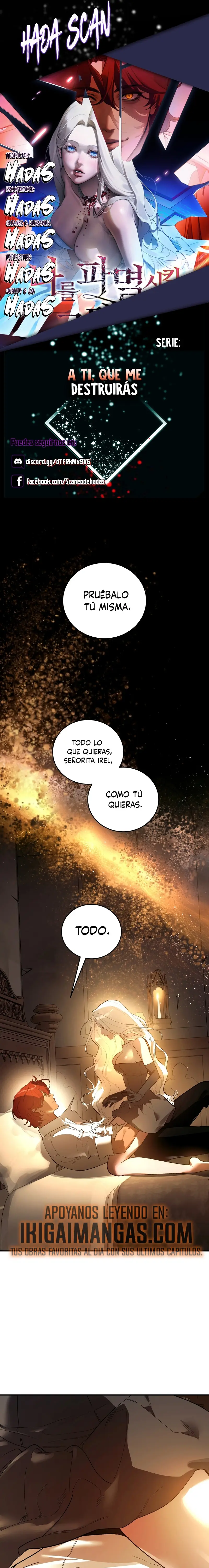 A ti que me destruirás capítulo 24 página 1