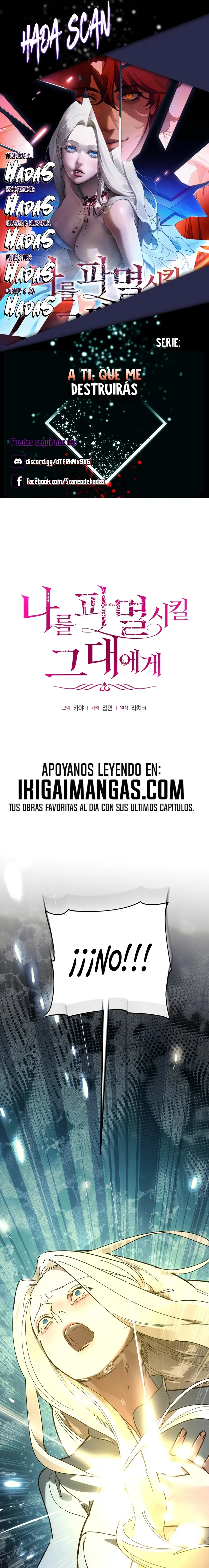 A ti que me destruirás capítulo 28 página 1