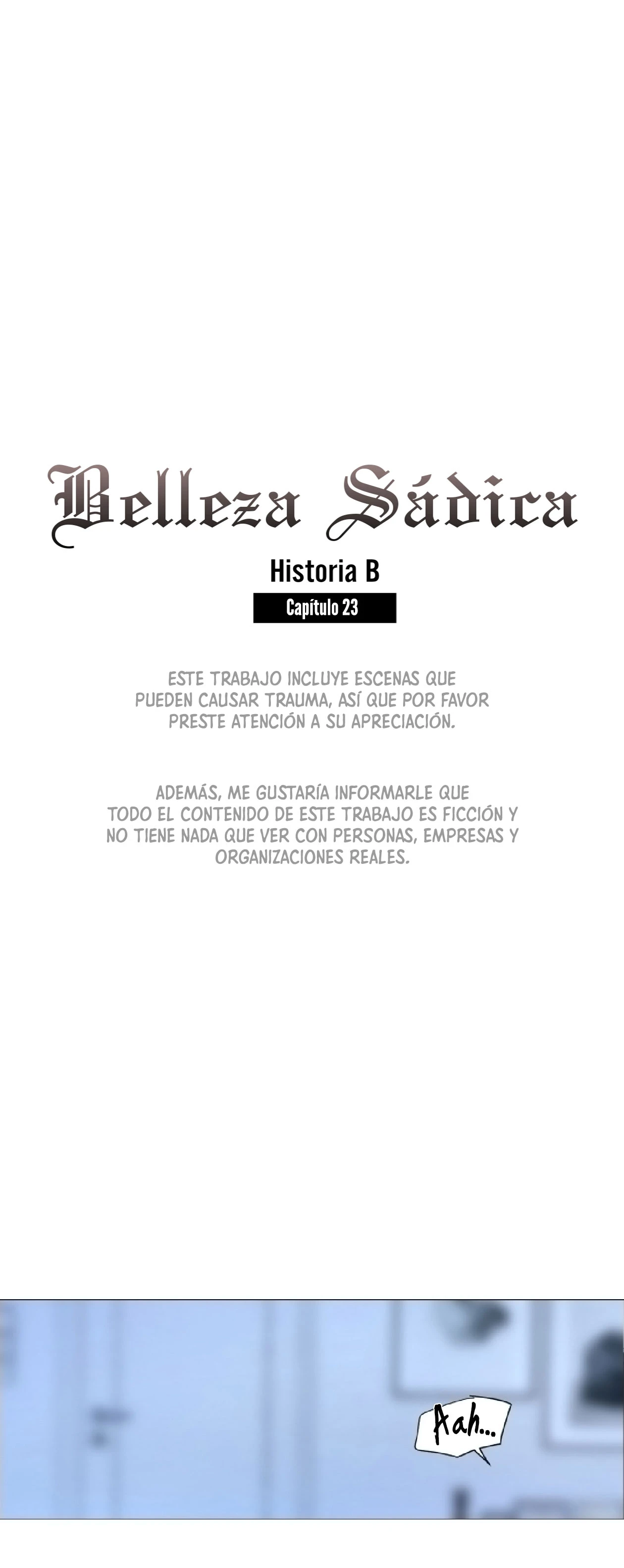 Belleza Sádica Historia B - Capítulo 23 - Página 5 - LectorTMOo