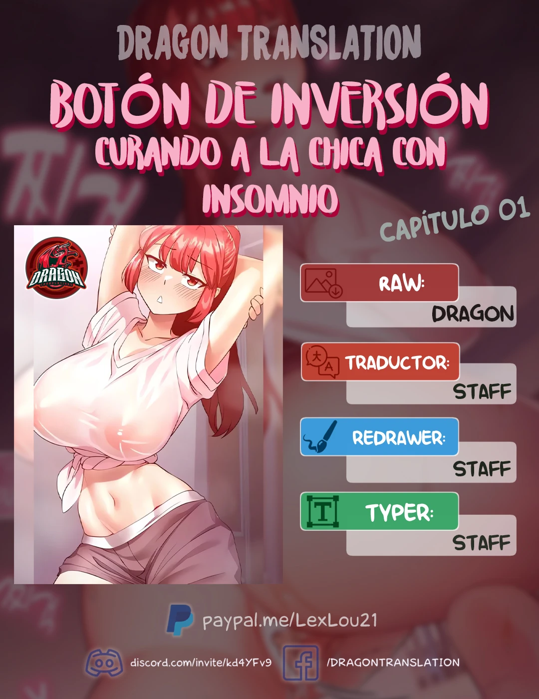 Botón de Inversión Curando a la chica con insomnio - Capítulo 1 - Página 1 - LectorTMOo
