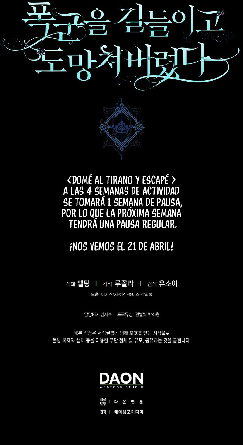 Domé Al Tirano Y Escapé capítulo 111 página 12