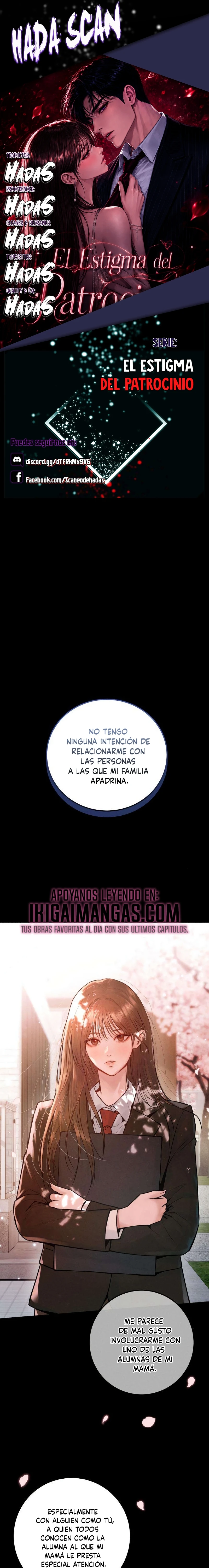 El Estigma del Patrocinio capítulo 3 página 1