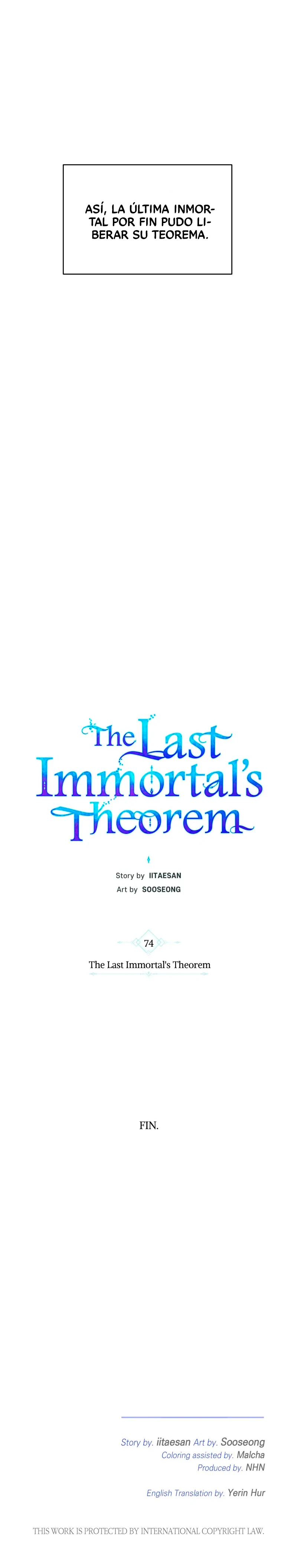 El teorema del último inmortal capítulo 74 página 19