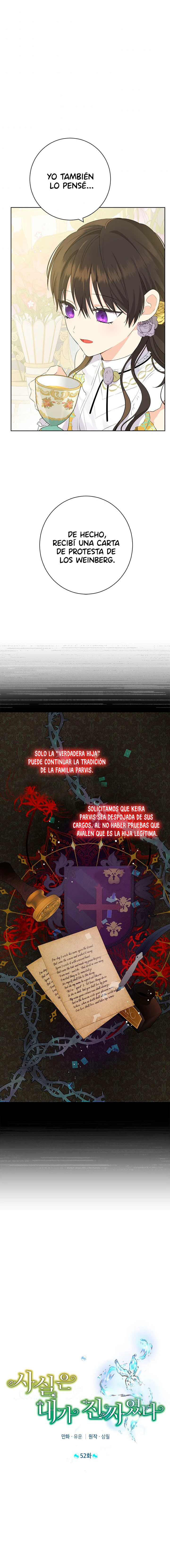 En Realidad, Yo Era La Verdadera - Capítulo 52 - Página 3 - LectorTMOo