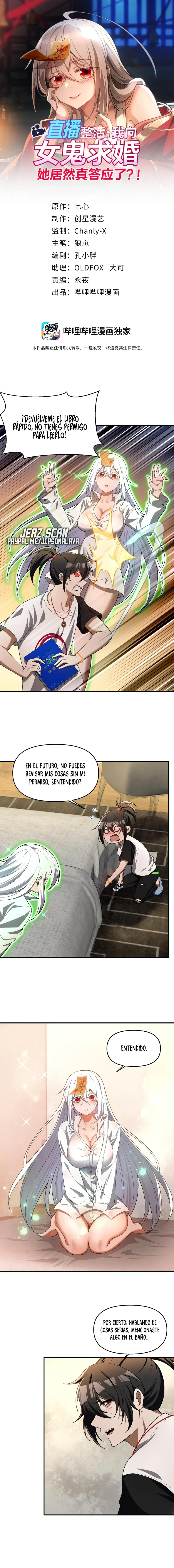 Haciendo travesuras en una transmisión en vivo, ¡le propuse matrimonio a un fantasma femenino y ella realmente aceptó?! - Capítulo 6 - Página 3 - LectorTMOo