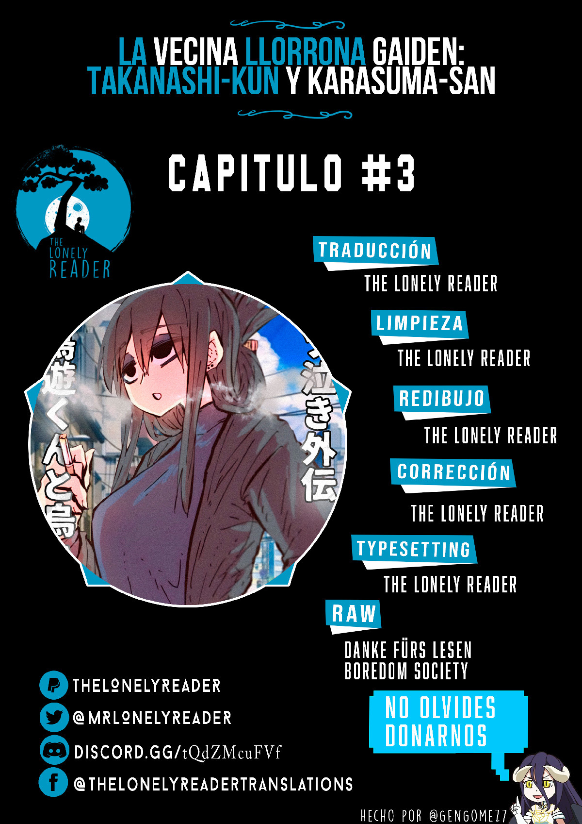 La vecina llorona Gaiden: Takanashi-kun y Karasuma-san - Capítulo 3 - Página 1 - LectorTMOo