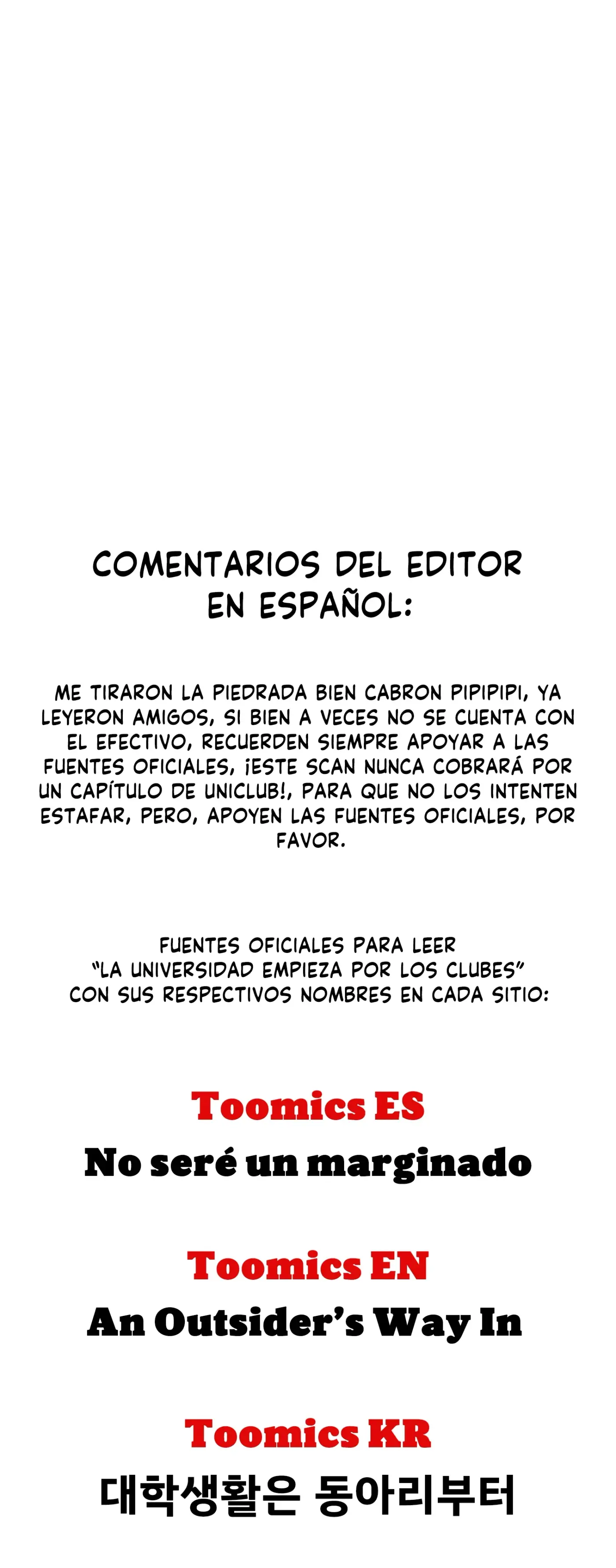 La vida universitaria comienza con los clubes - Capítulo 44.5 - Página 8 - LectorTMOo