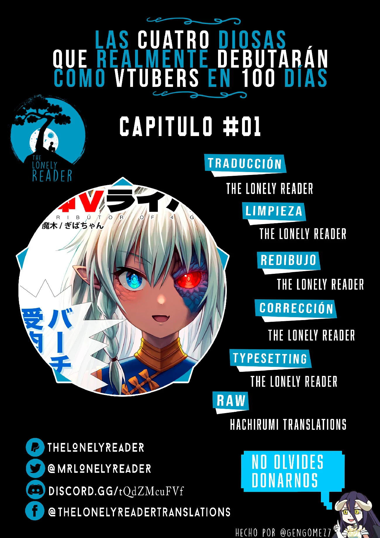 Las Cuatro Diosas Que Realmente Debutarán Como VTubers En 100 Días - Capítulo 1 - Página 1 - LectorTMOo