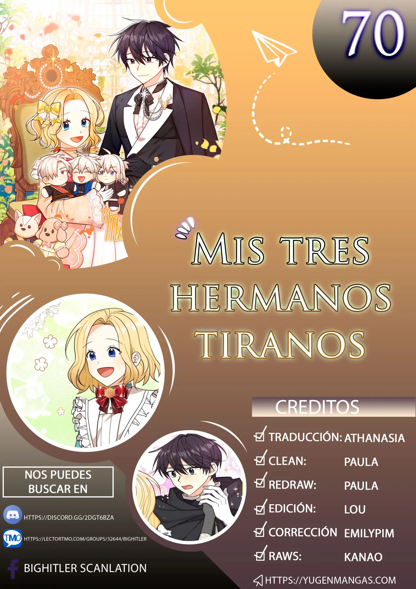 Mis Tres Hermanos Tiranos - Capítulo 70 - Página 1 - LectorTMOo