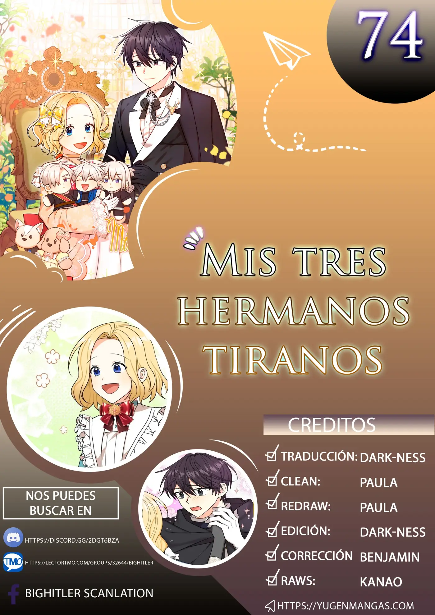 Mis Tres Hermanos Tiranos - Capítulo 74 - Página 1 - LectorTMOo