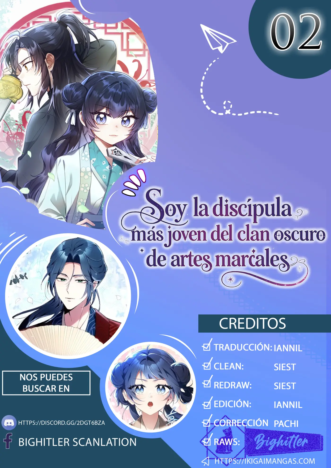 Soy la discípula más joven del clan oscuro de artes marciales capítulo 2 página 1