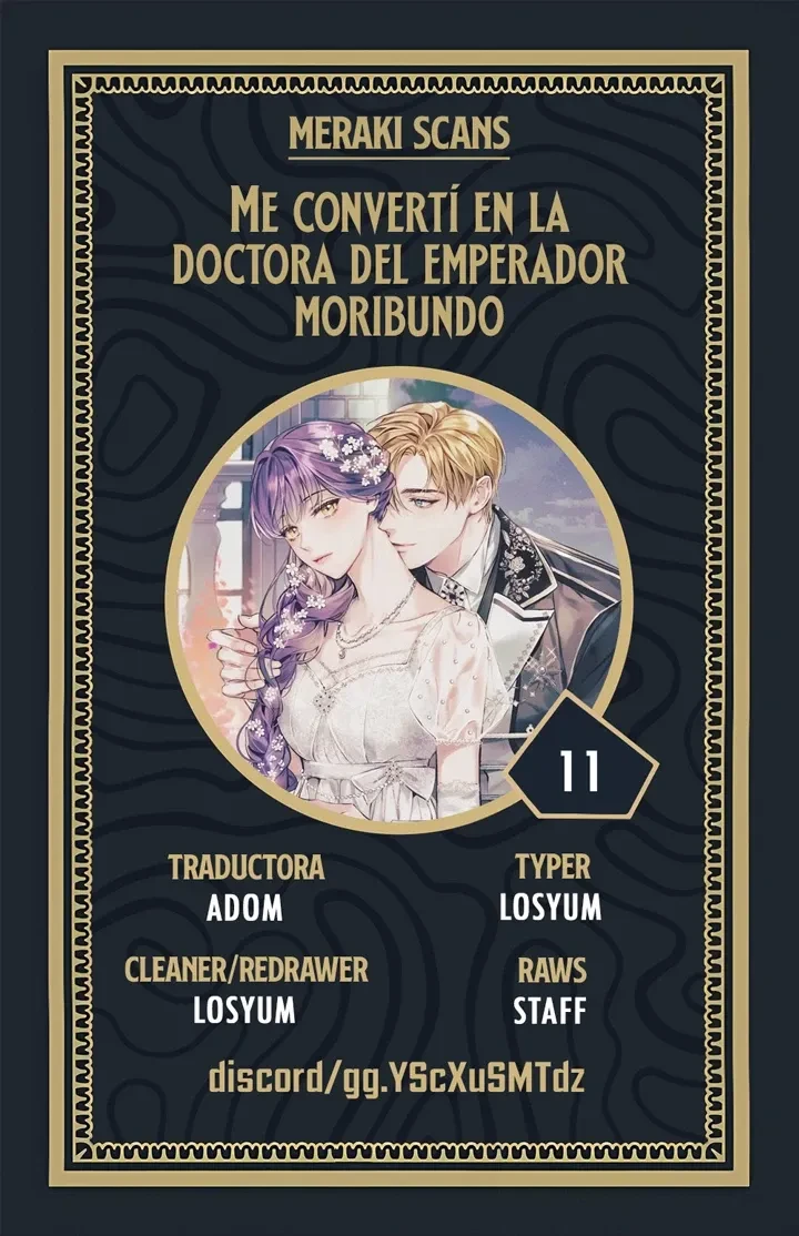 Soy la doctora del emperador moribundo - Capítulo 11 - Página 1 - LectorTMOo
