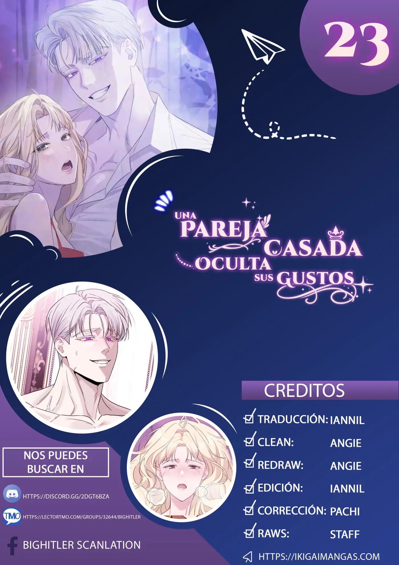 UNA PAREJA CASADA OCULTA SUS GUSTOS capítulo 23 página 1