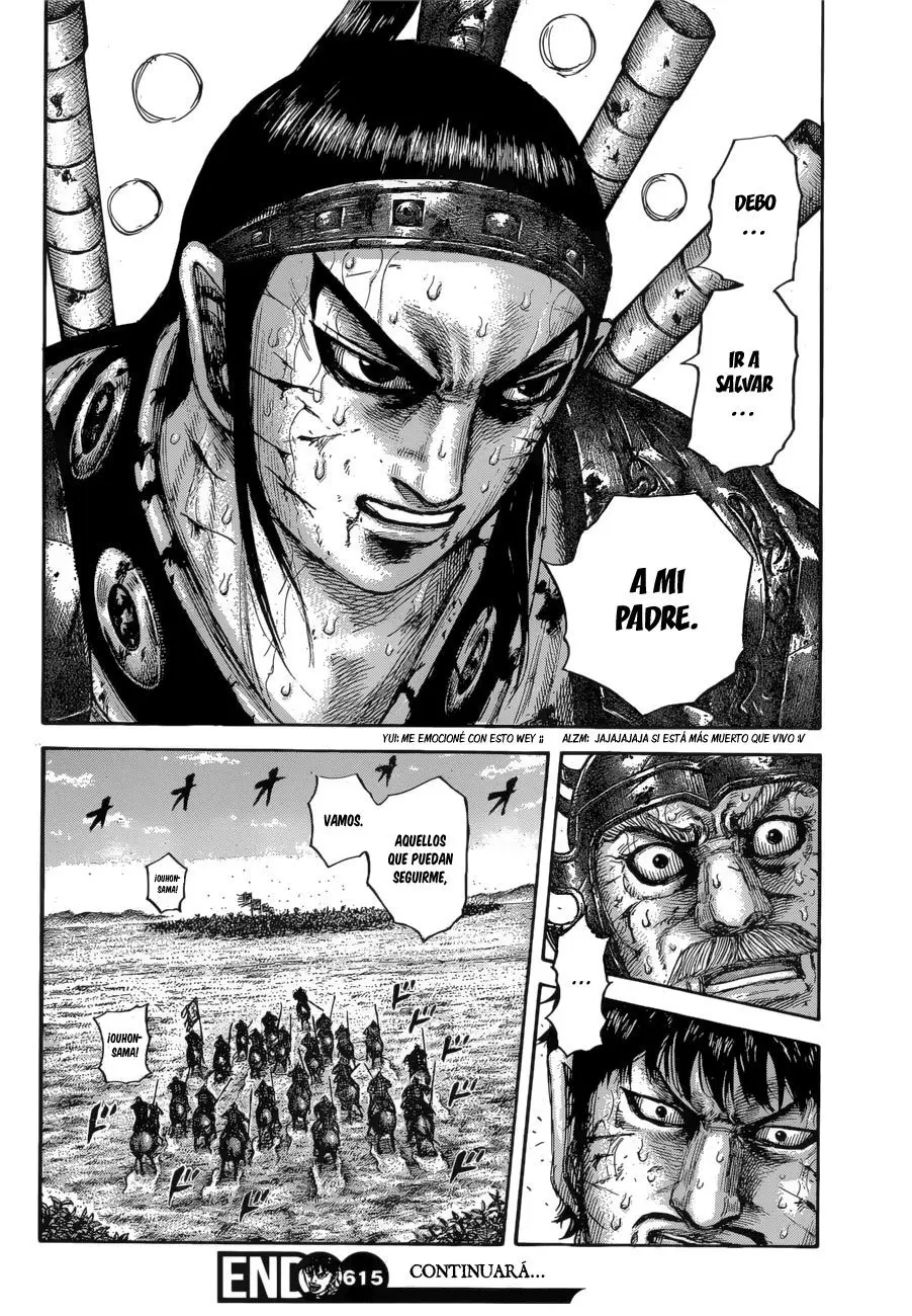 Kingdom capítulo 615 página 20
