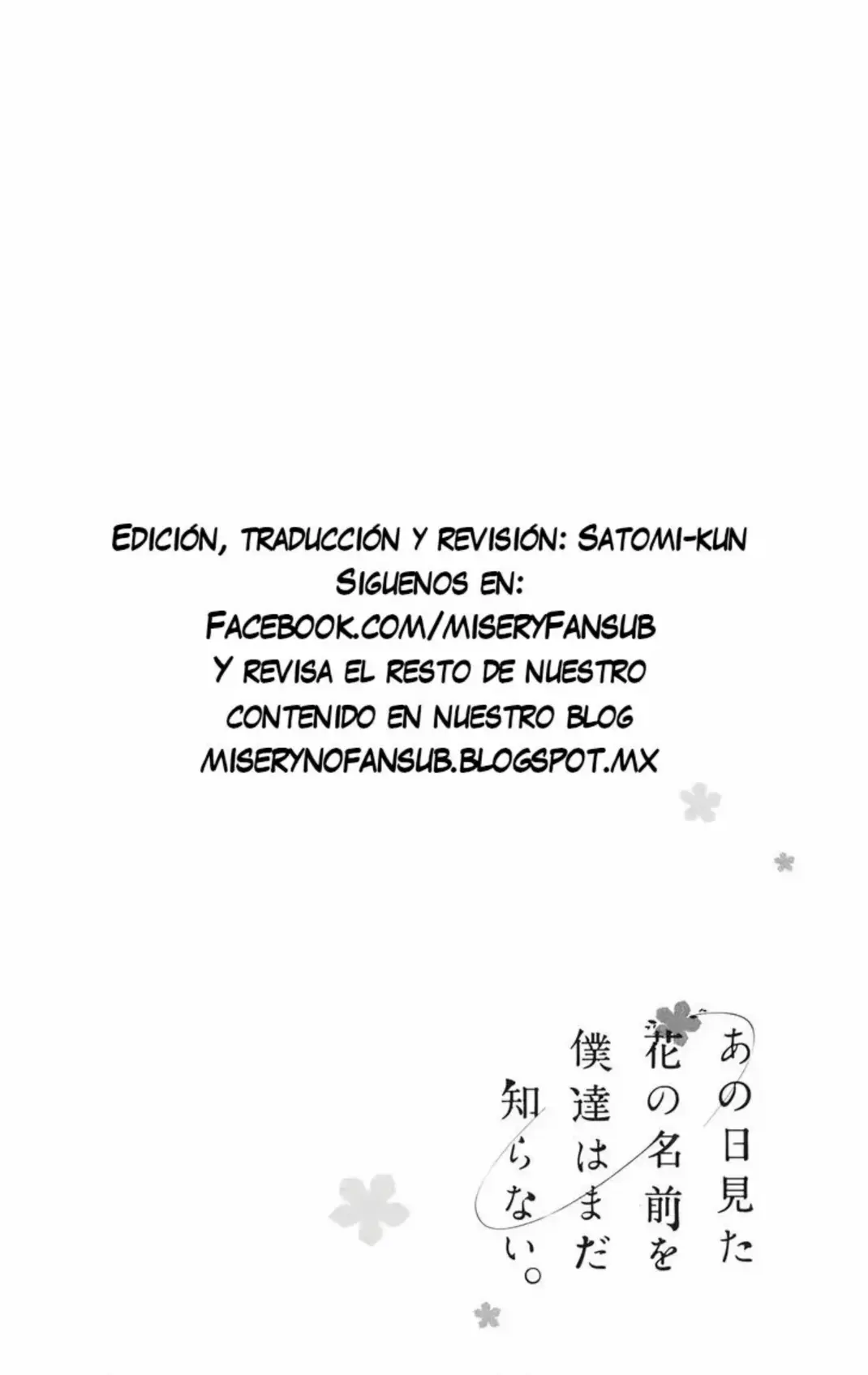 Ano Hi Mita Hana no Namae wo Bokutachi wa Mada Shiranai - Capítulo 10 - Página 45 - LectorTMOo