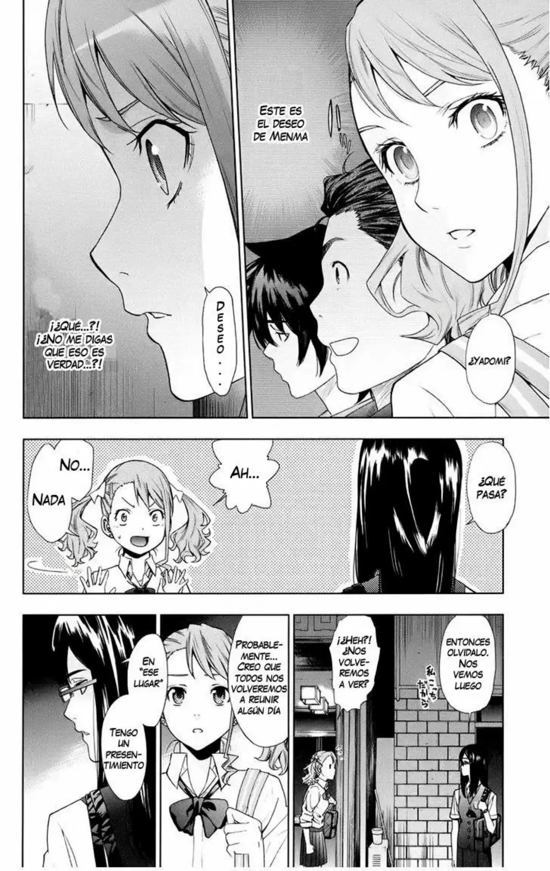 Ano Hi Mita Hana no Namae wo Bokutachi wa Mada Shiranai - Capítulo 3 - Página 34 - LectorTMOo