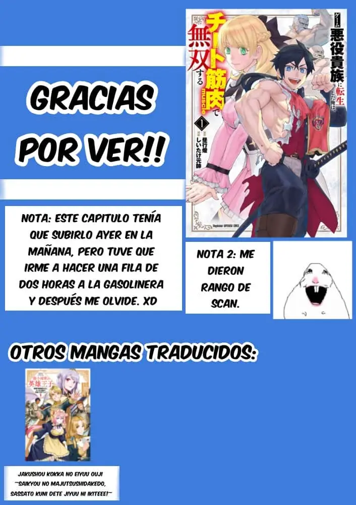 Me reencarne como un noble malvado en un juego y me volvi invencible con mis musculos superpoderosos. - Capítulo 18 - Página 27 - LectorTMOo