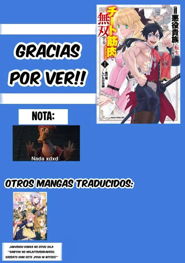 Me reencarne como un noble malvado en un juego y me volvi invencible con mis musculos superpoderosos. - Capítulo 21 - Página 23 - LectorTMOo