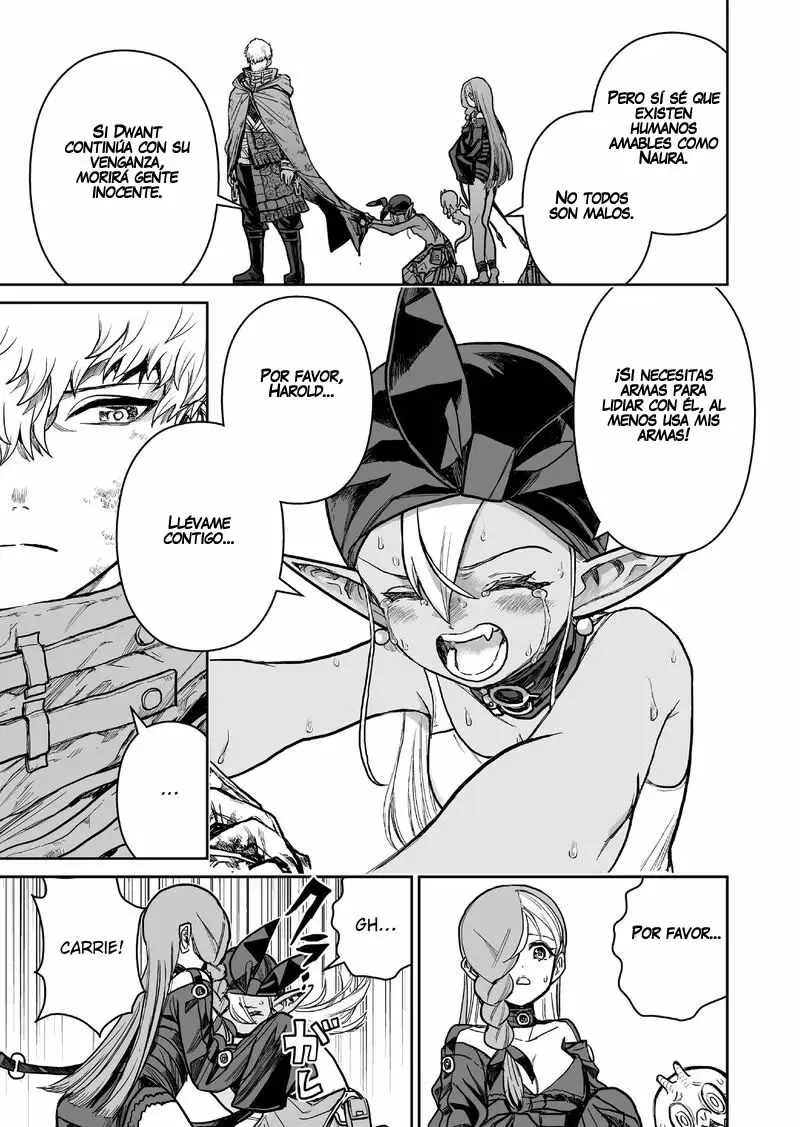 Abandoned ~Tsuyosugite Buki ga Kowareru Yuusha to Buki Shokunin no Elf~ capítulo 22 página 7