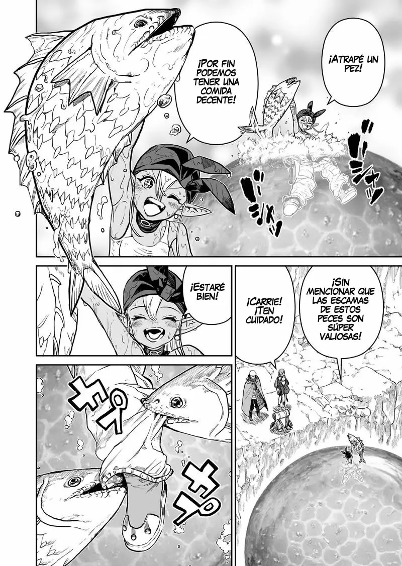 Abandoned ~Tsuyosugite Buki ga Kowareru Yuusha to Buki Shokunin no Elf~ capítulo 23 página 4