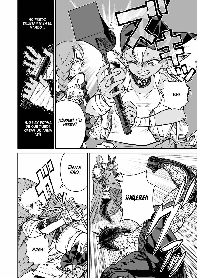 Abandoned ~Tsuyosugite Buki ga Kowareru Yuusha to Buki Shokunin no Elf~ capítulo 23 página 10