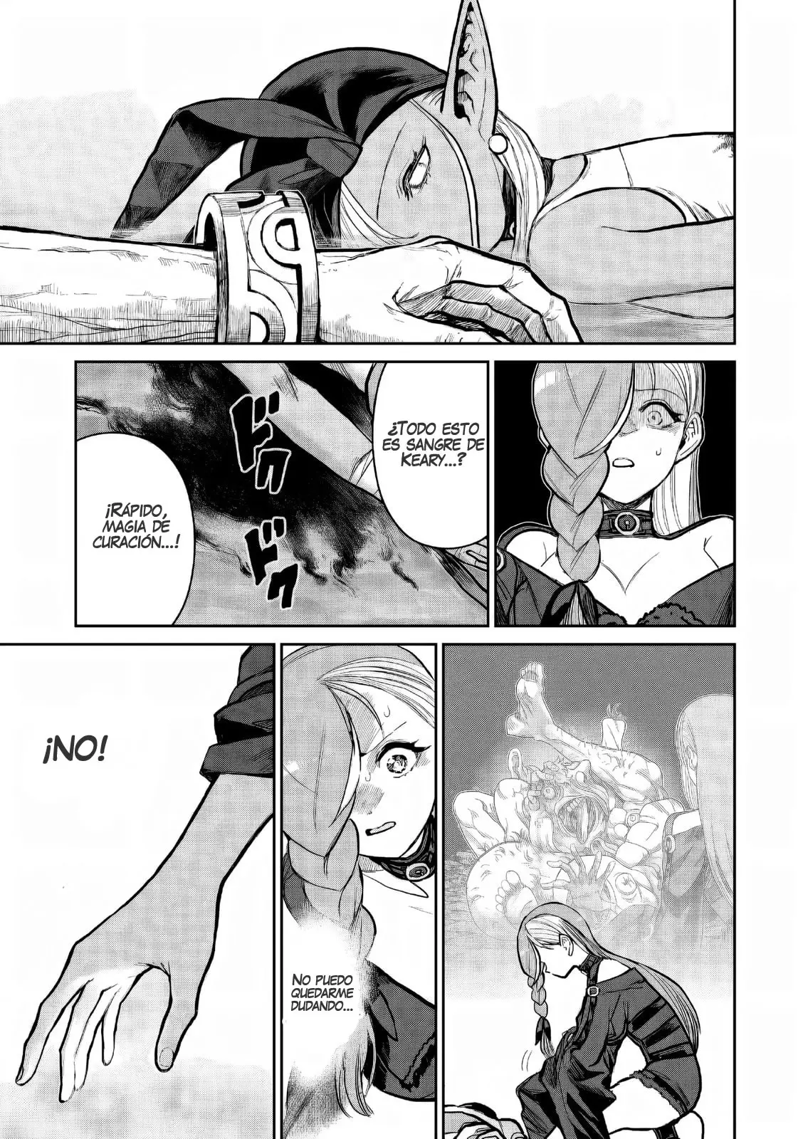 Abandoned ~Tsuyosugite Buki ga Kowareru Yuusha to Buki Shokunin no Elf~ capítulo 27 página 3