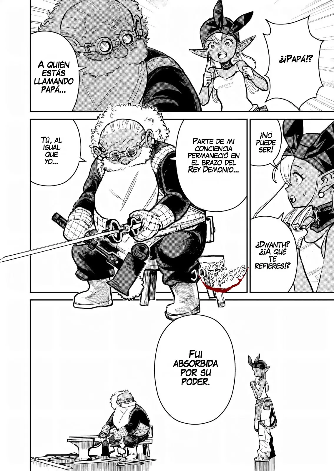 Abandoned ~Tsuyosugite Buki ga Kowareru Yuusha to Buki Shokunin no Elf~ capítulo 27 página 14