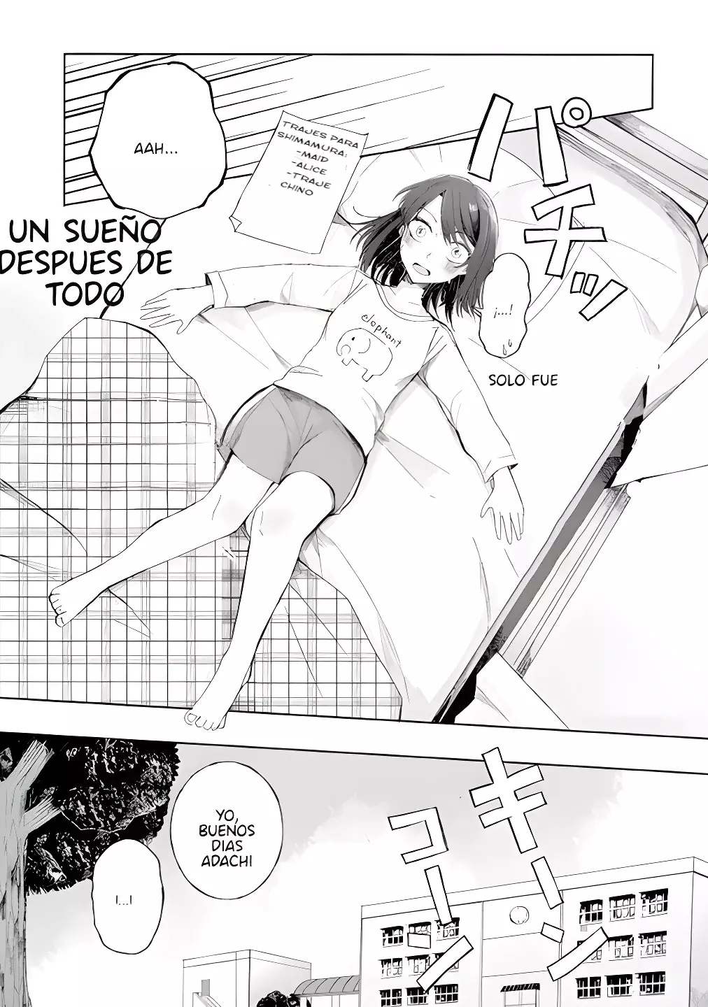 Adachi to Shimamura Official Comic Anthology capítulo 10 página 9