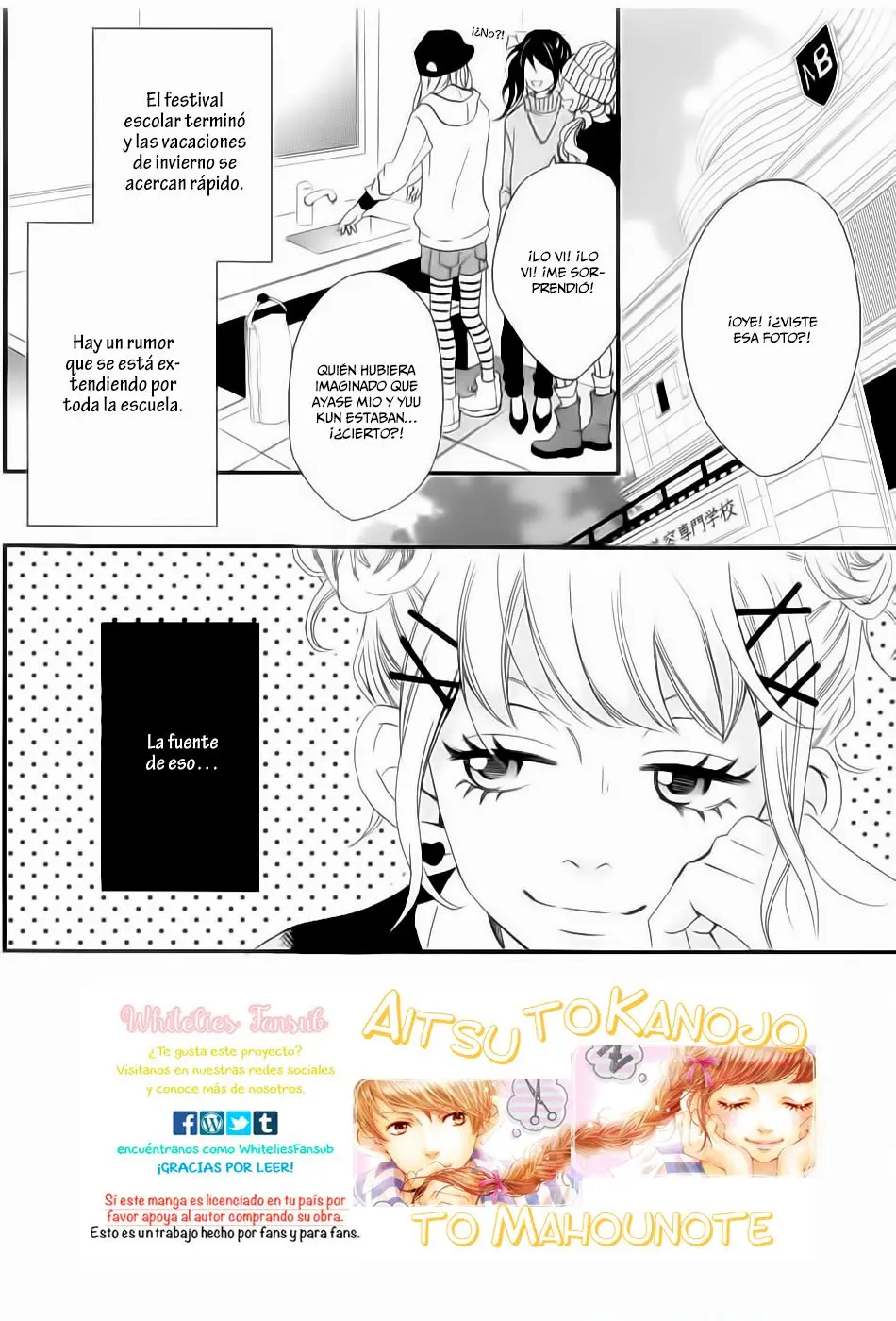 Aitsu to Kanojo to Mahou no Te capítulo 9 página 4