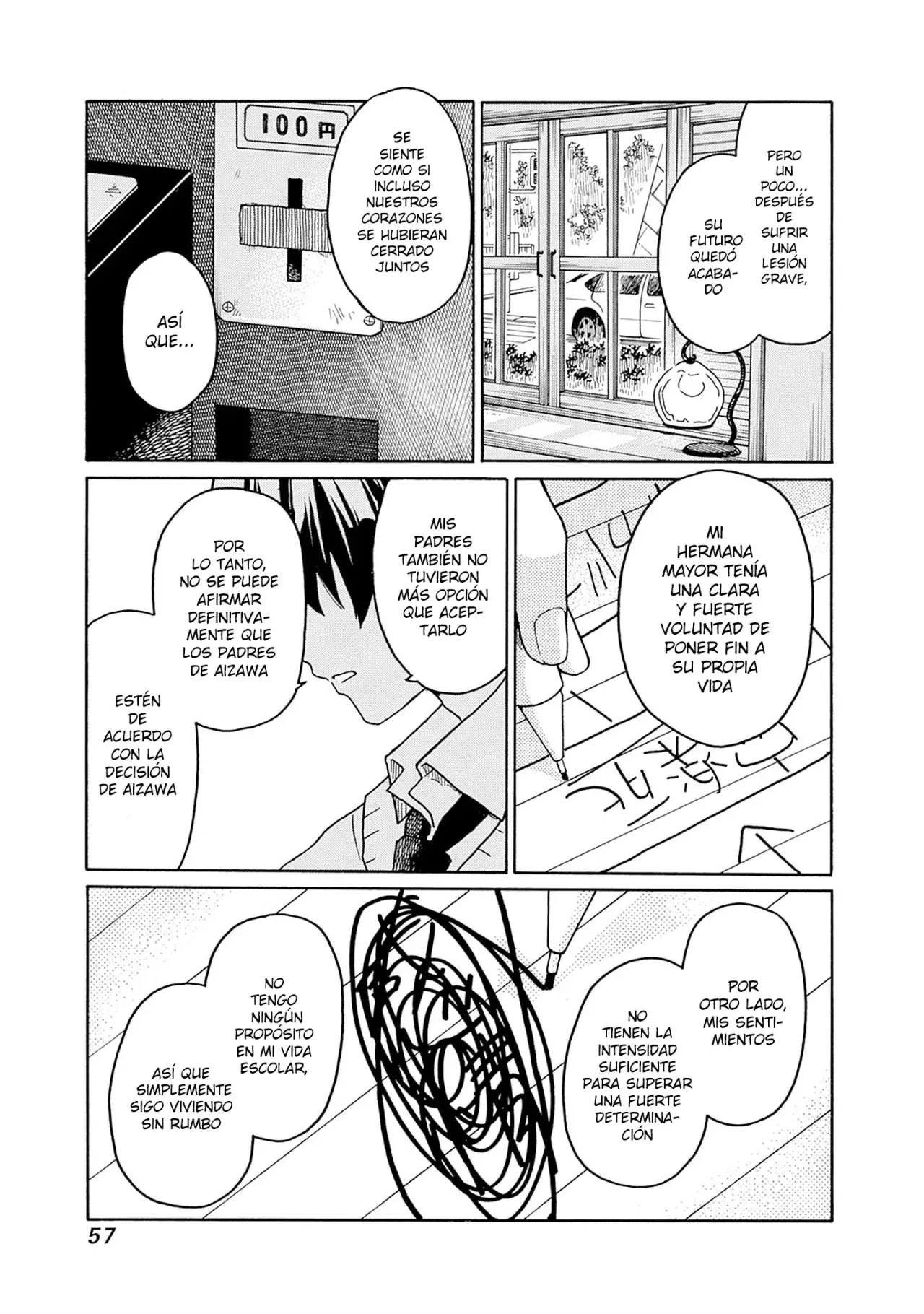 Aizawa Koharu tiene prisa por morir capítulo 2 página 24