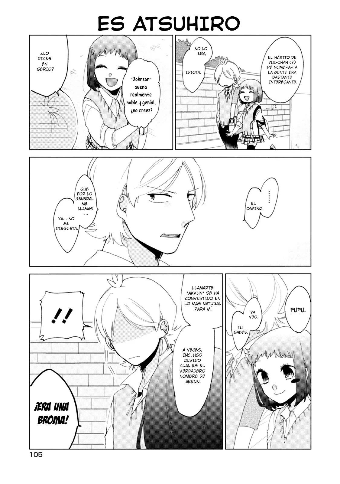 Akkun to Kanojo capítulo 36 página 14