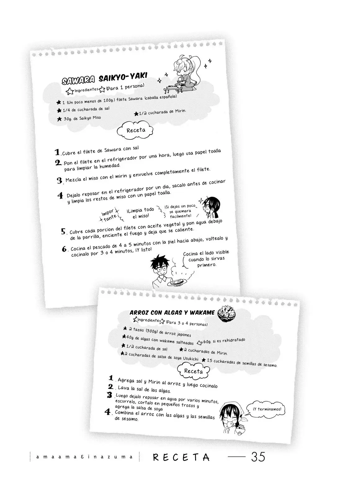Amaama to Inazuma capítulo 35 página 34