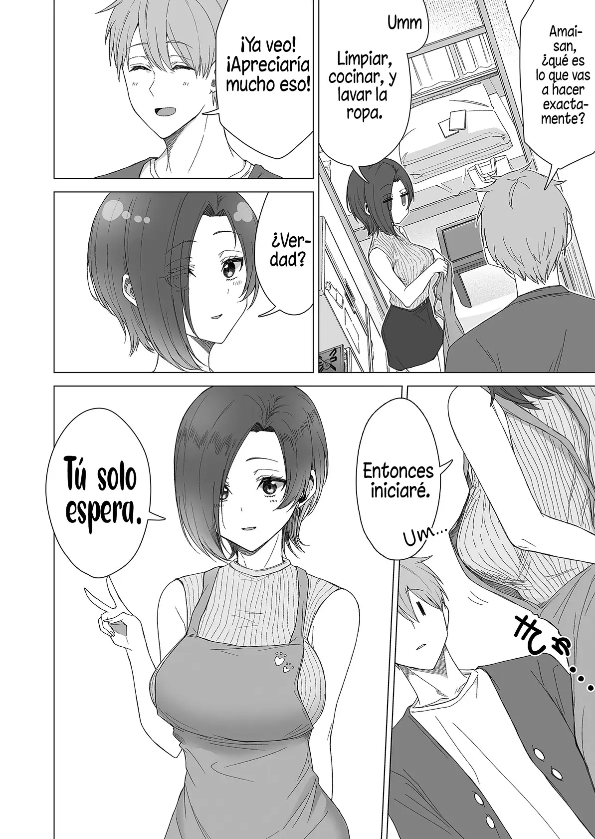 Amai-san wa Tsumetakute Amai capítulo 15 página 5