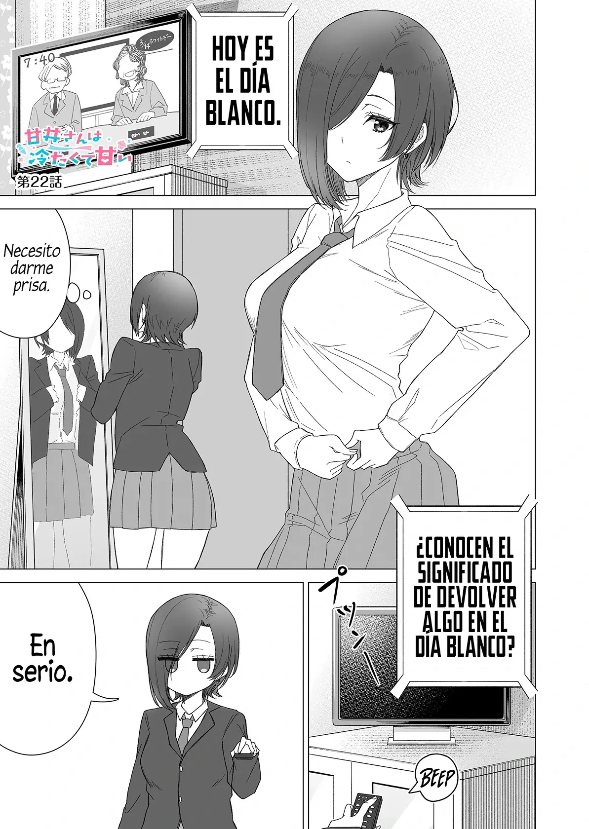 Amai-san wa Tsumetakute Amai capítulo 22 página 4