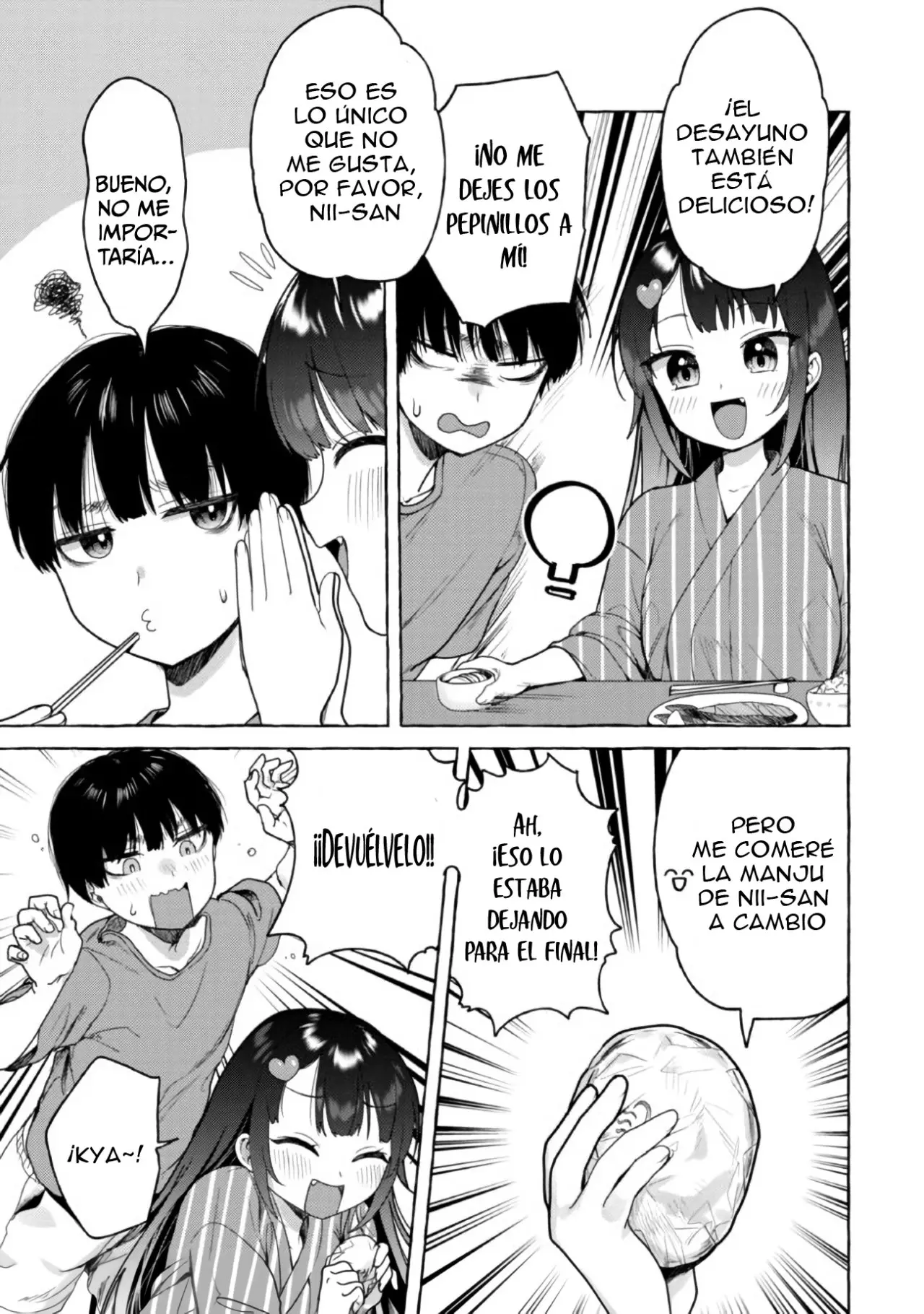 Amakara Gishimai ni Hasamarete Masu capítulo 17 página 6