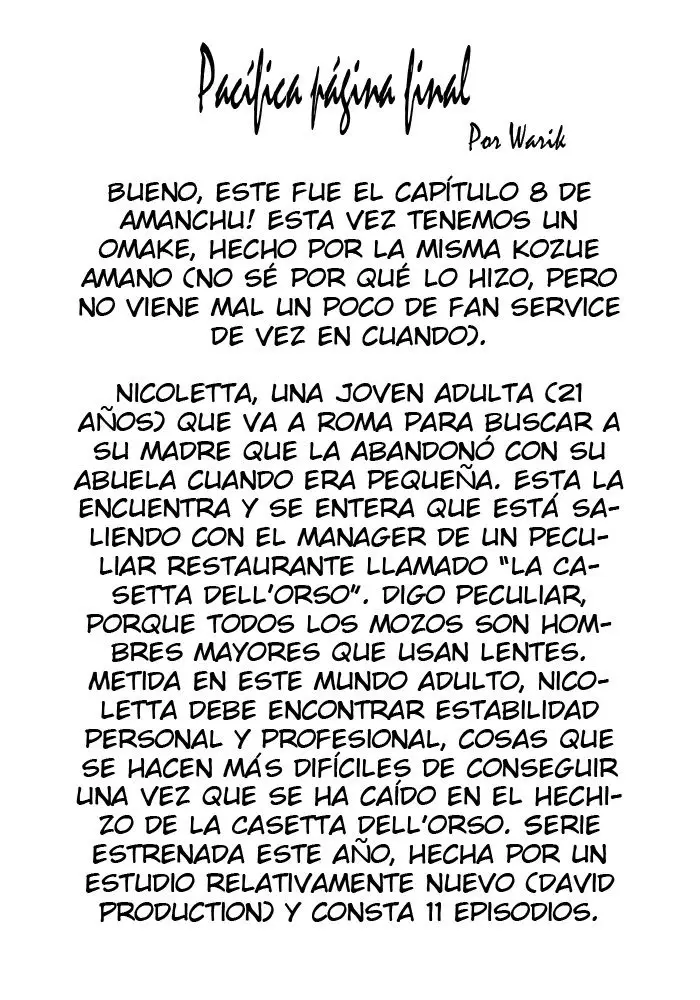 Amanchu! capítulo 8 página 36