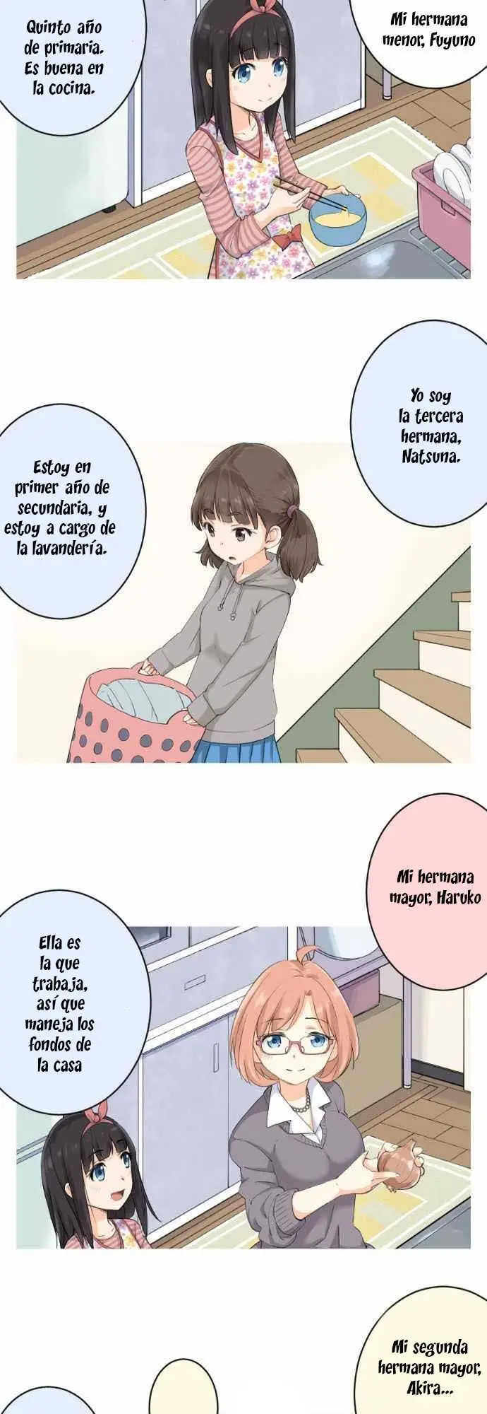 Amanogawa Ke No Yon Shimai capítulo 1 página 18