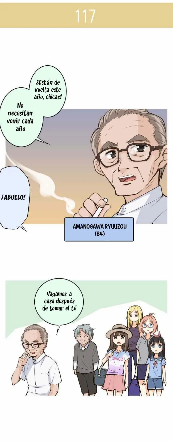 Amanogawa Ke No Yon Shimai capítulo 18 página 8