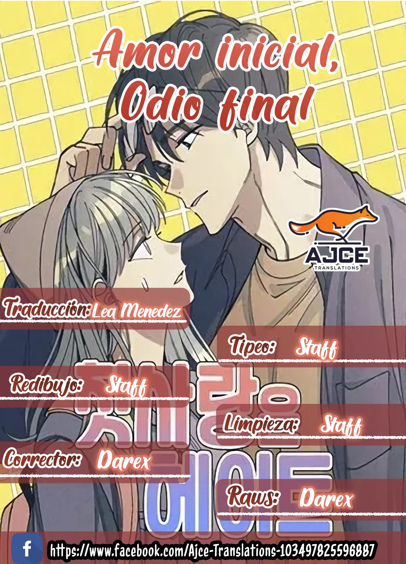 Amor inicial, Odio final capítulo 90 página 1