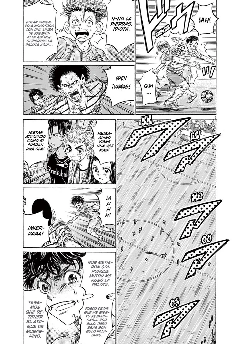 Ao ashi capítulo 104 página 10