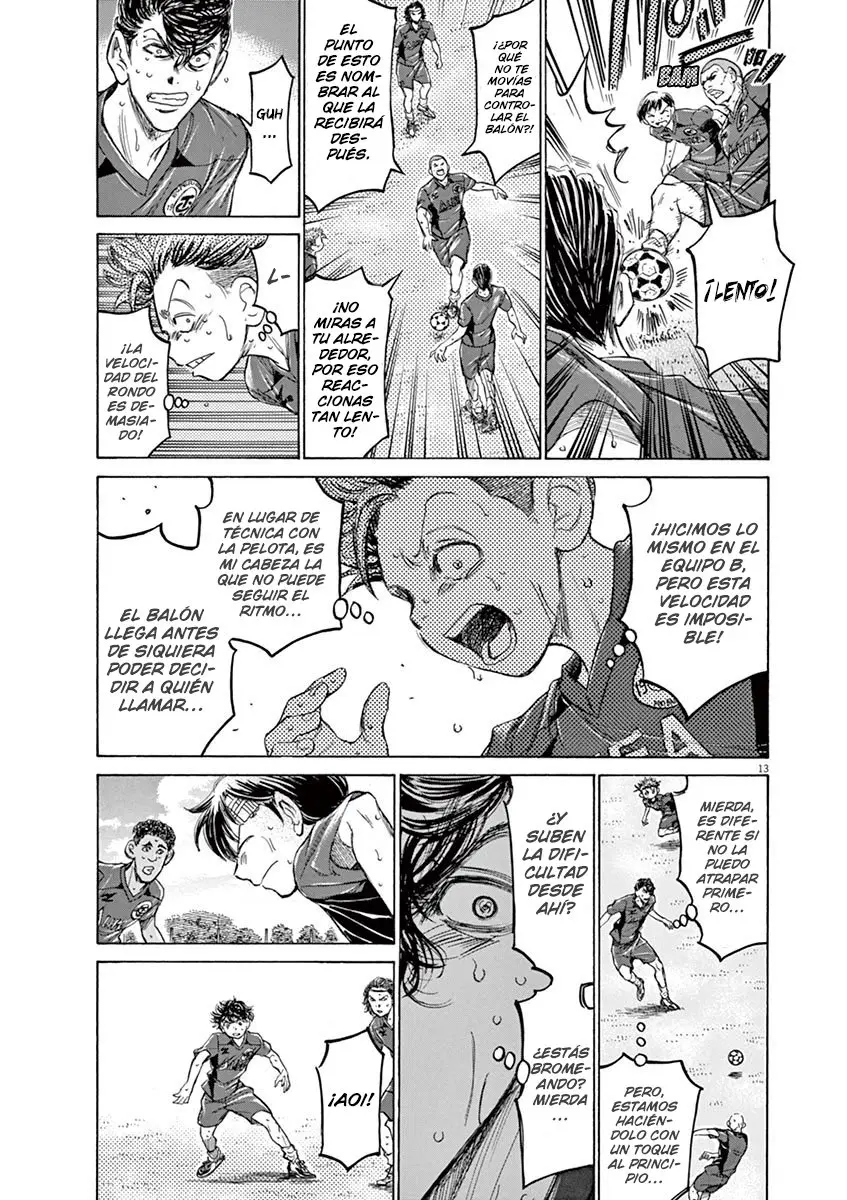 Ao ashi capítulo 119 página 13