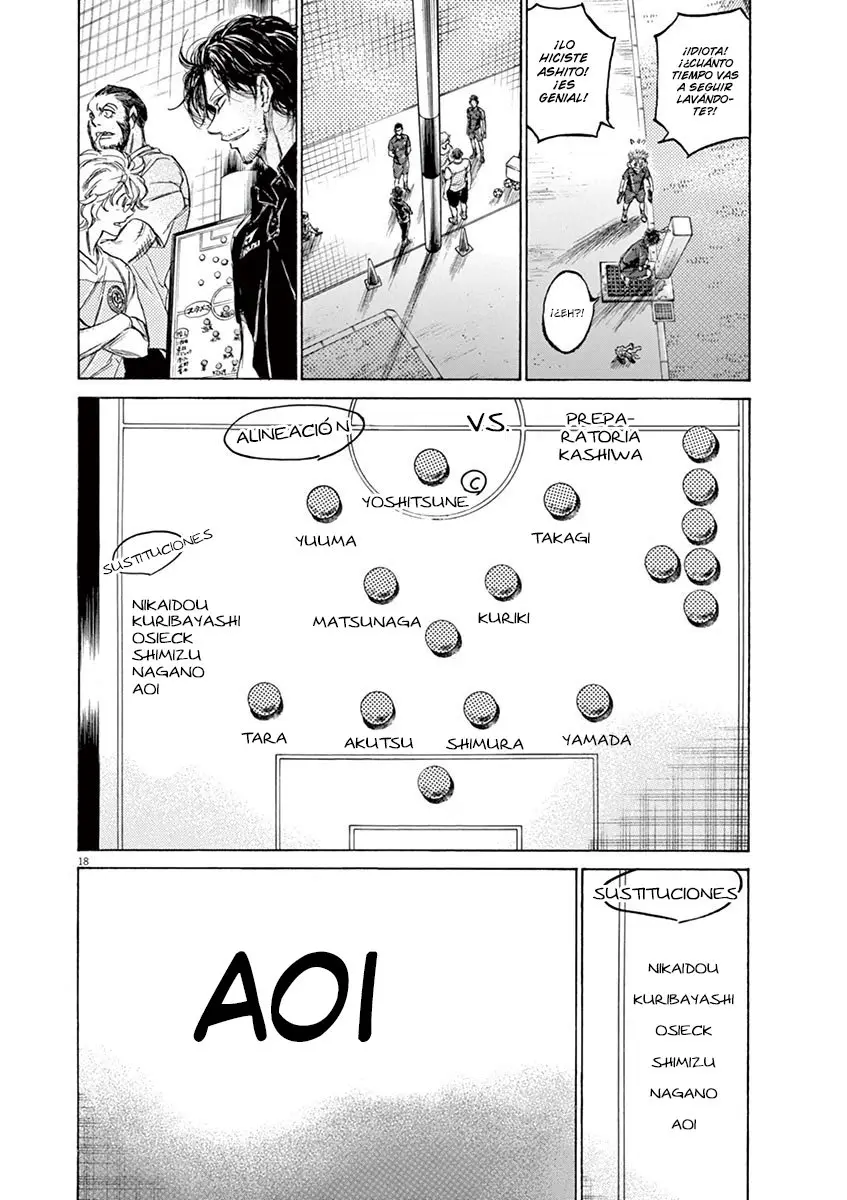 Ao ashi capítulo 125 página 19