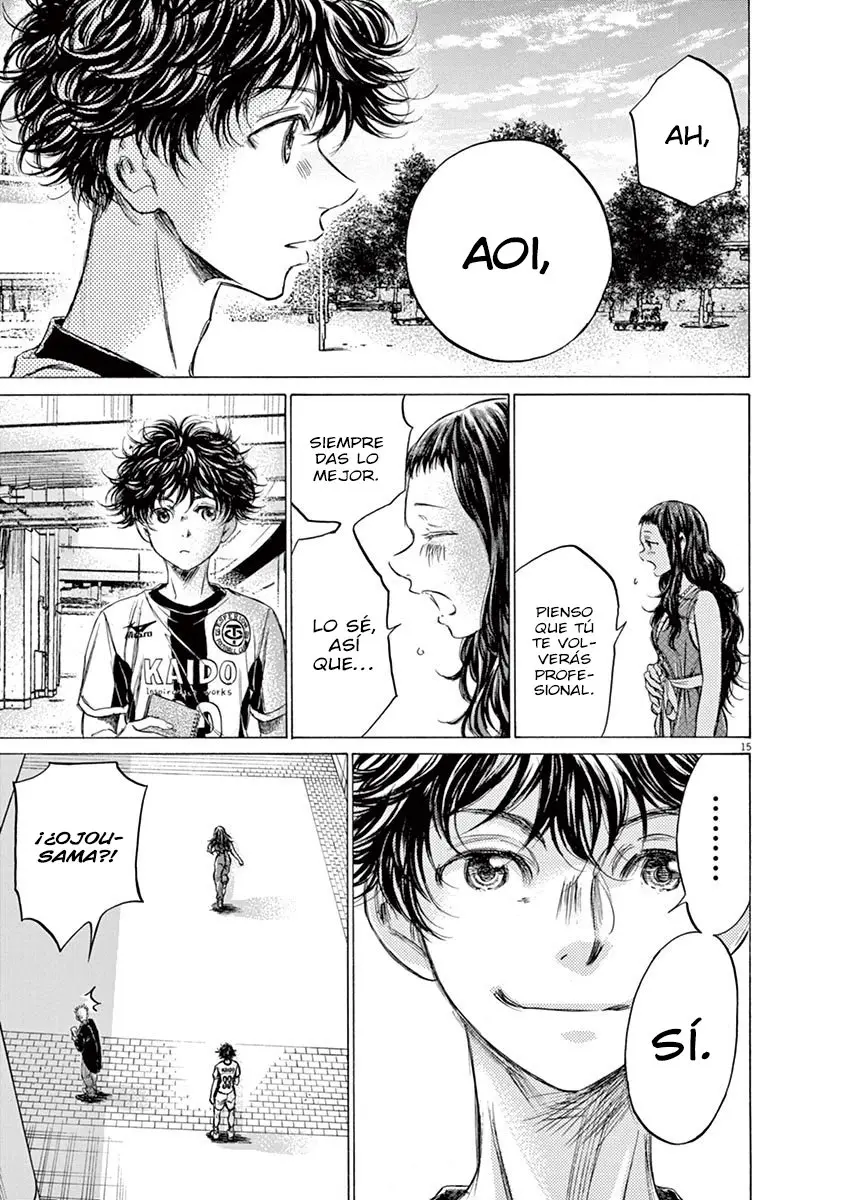 Ao ashi capítulo 138 página 16