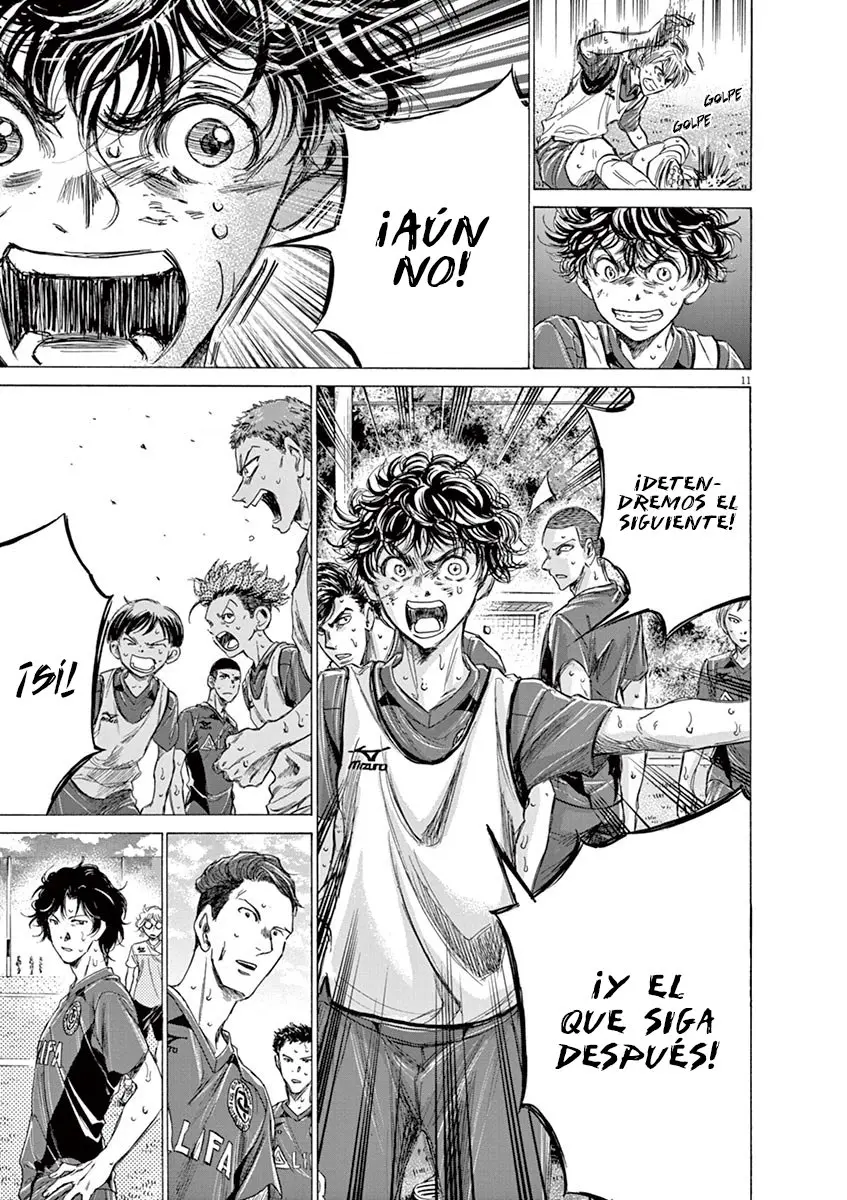 Ao ashi capítulo 147 página 12