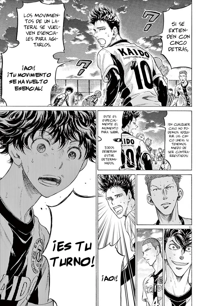 Ao ashi capítulo 186 página 12