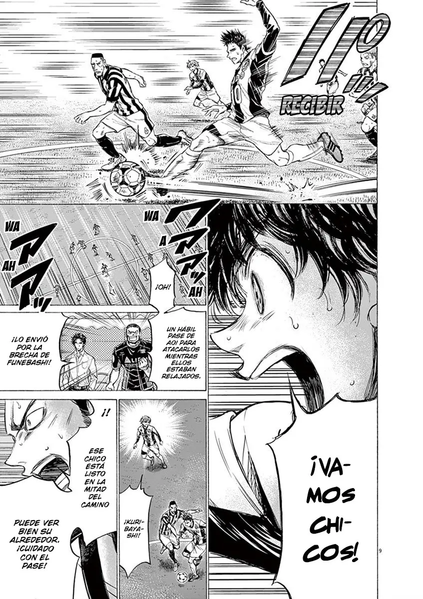 Ao ashi capítulo 192 página 10