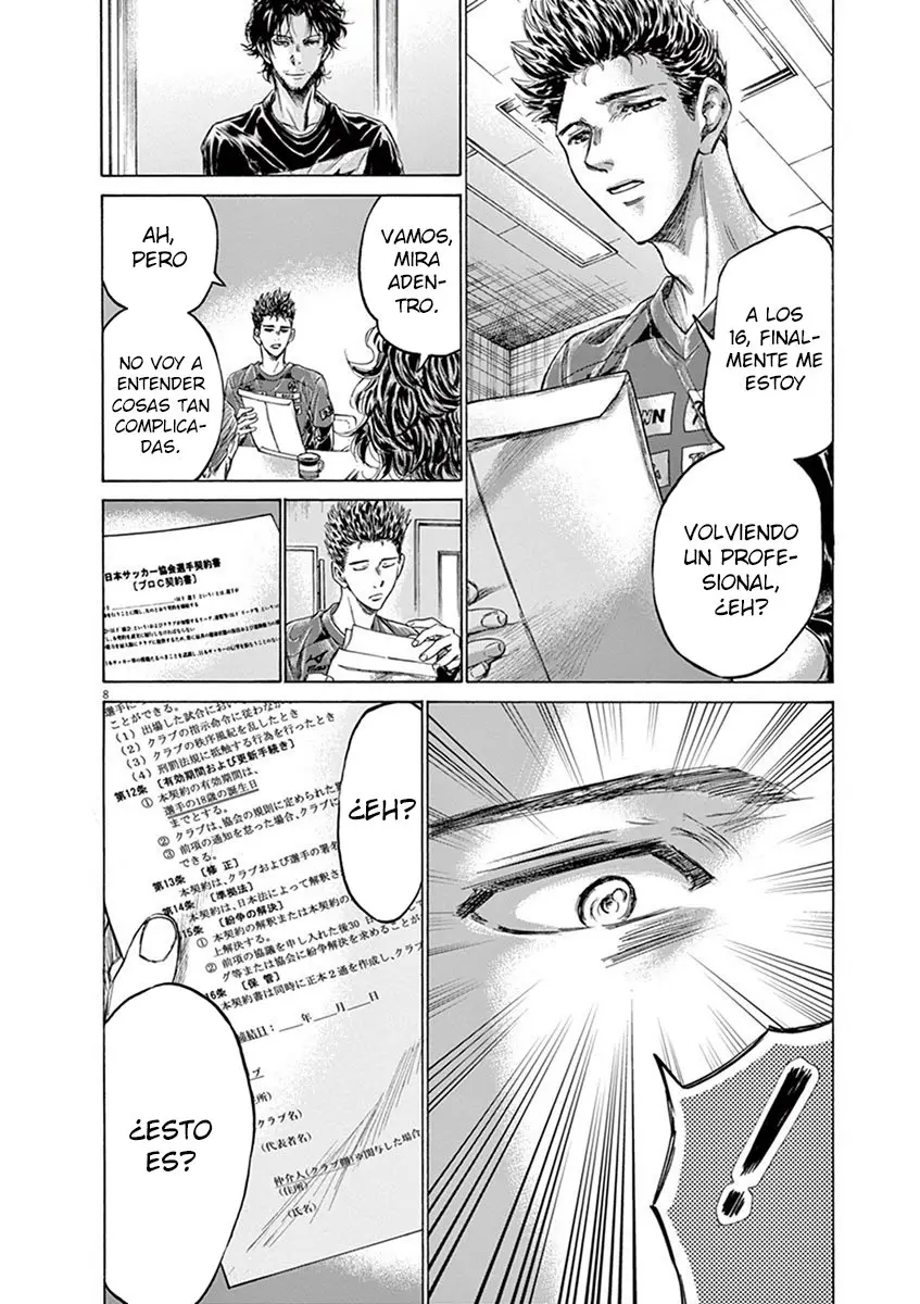 Ao ashi capítulo 205 página 9